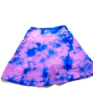 Pink Victoria’s Secret Tie Dye Circle Skirt W Attached Shorts Size Small